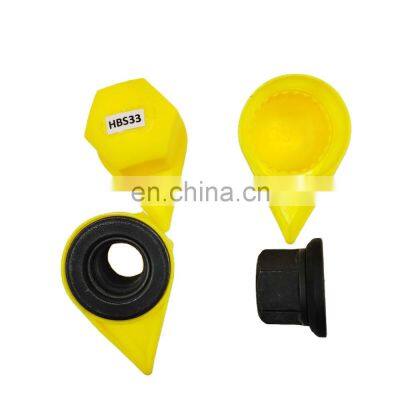 33mm Wheel Nut Indicators Yellow - Short Reach HBS33 PP