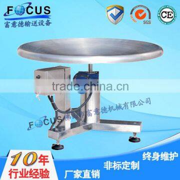 China made rotary collecting table for food packing industry