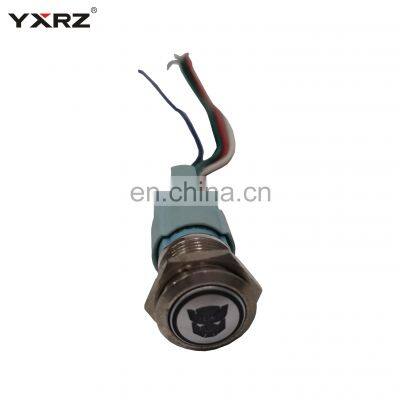 China manufacturer waterproof led push button switch for modified motorcycle