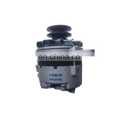 6D14 Alternator Generator for excavator alternator 24V