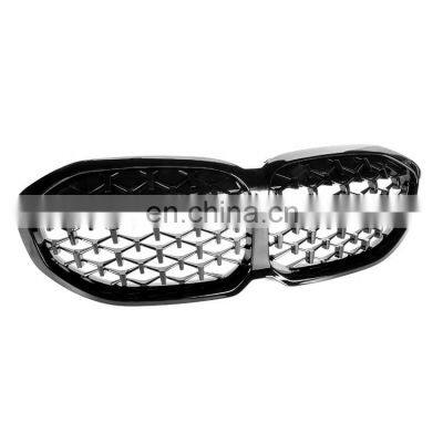 Car Parts Glossy Black Car Grille Mesh rear diffuser splitter front lip front grille for BMW 1 series F40