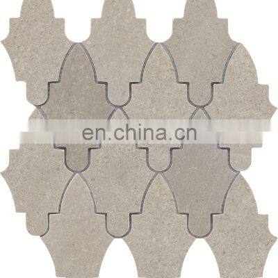 Canadian Maple Leaf shape Stone Mosaic natural Stone Mosaic Wall Tile