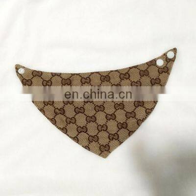 Wholesale Pink Collar Puppy Triangle Shape Birthday Custom Pet Cooling Bandana Dog