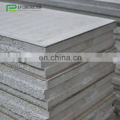 EPS Cement Sandwich Panel / Soundproof Fireproof Interior Lightweight Partition Wall Board photo-5