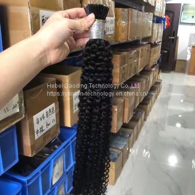 Natrual Color Deep Wave I Tip Human Hair Extension