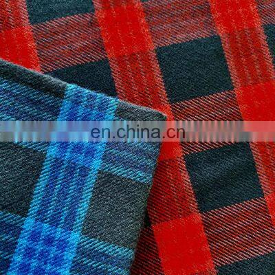 Yarn-dyed In-Stock Items variety colors for sale in the African market Pure cotton Flannel Fabric