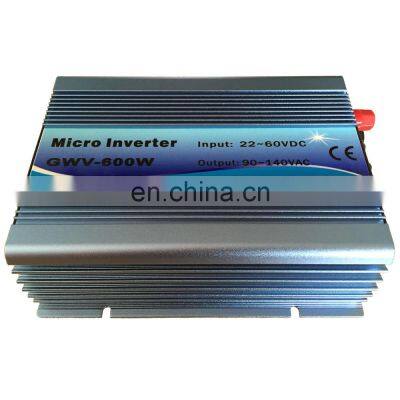 600W on grid tie inverter 11-32VDC or 22-60VDC input, 90-140VAC or 170V-260VAC output, MPPT function