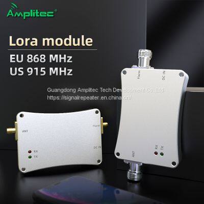 Amplitec 868Mhz Helium Miners HNT Hotspot Auto Gain Ajustable Amplifier Lora Minner RF Signal Flarm Booster