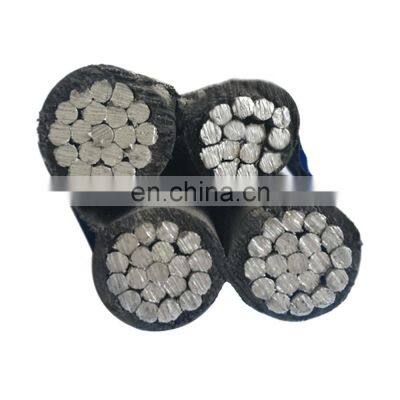 Chinese Good Aerial Cable Manufacturers 4*25mm2 Abc Cable Overhead Strand Aerial Bundled Cable