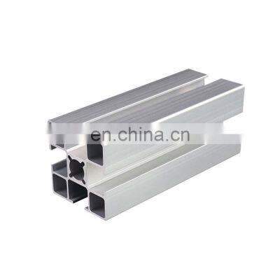 high quality 6060 6063 7005 t5 30X30 v slot t slot black printer polish window industrial CNC aluminum window extruded profile