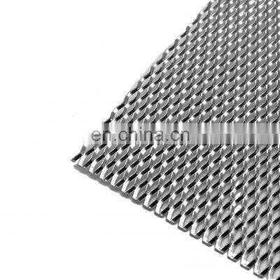 High Quality Sheet Industrial Expanded Metal Mesh Stainless Steel Protecting Mesh Woven Silver Plain Weave Welding