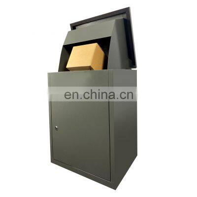 Smart Metal Parcel Delivery Box Outdoor Parcel Dropping Parcel Drop Box For Mail