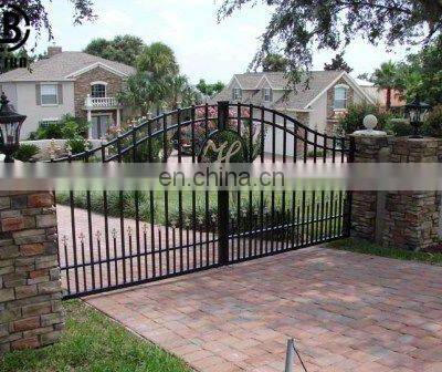 Hot Dipped Galvanized Steel Gate Fence Garden Steel Fence Gate With Post photo-3