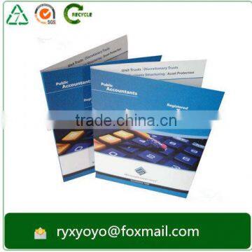 a4 paper product catolog company booklet file folder