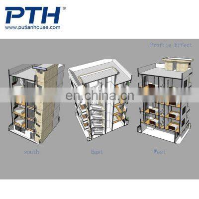 China Factory Supplier Modular Home Fully Furnished Prefabricated Steel Structure Hotel