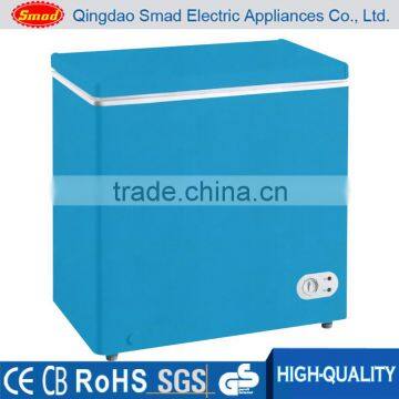 R134a Portable Single Solid Door Top Open Color Mini Chest Freezer photo-3