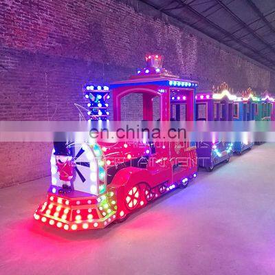 Best price cheap  electric trackless train children and adults amusement park rides carnival rides equipment