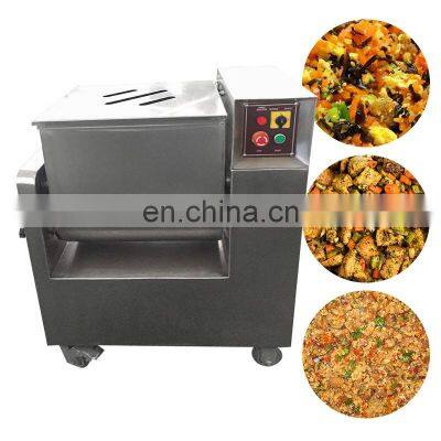 30L 50L 60L 304 Multipurpose Automatic Commercial Food Sausage Stuffer Stuff Mixer Mincer Vacuum Meat Mix Machine