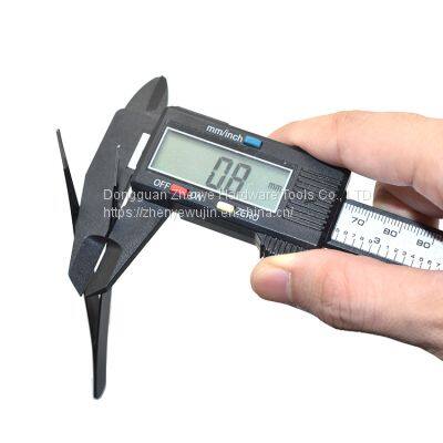 Anti Static Black Thin Blunt Head Curved Mouth Household Medical Home Repair Nail Pick 11# Tweezers