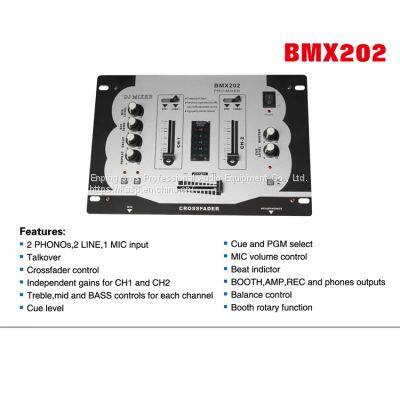 2 Channel Audio Sound Cards & Mixer de Audio Profecional dj Controller