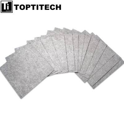 70% Porosity Titanium Fiber Paper Felt for GDL