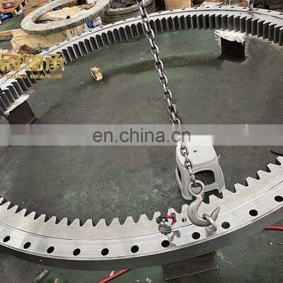 Engineering Machinery Four Point Contact Ball Bearing Slew Bearing Ring