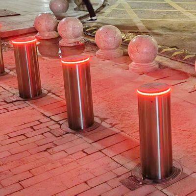 UPARK Best Quality Anti-theft Hostile Vehicle Mitigate Automatic Retractable Bollards Price PAS68 Electric Bollard