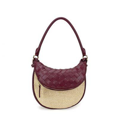 Fashionable Luxury Leather Handbags for Women, Shoulder Bag Tote Bags Classic Elegant Ladies Brand