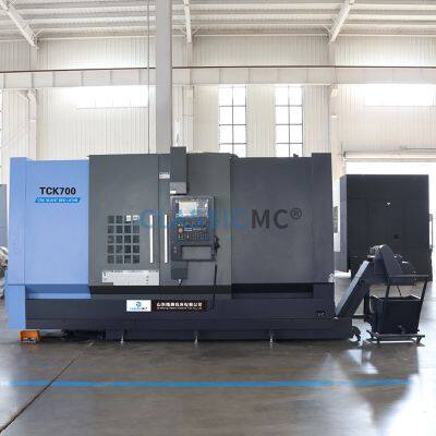 TCK700 Fanuc System CNC Horizontal Lathe Processing Engine Motor Gear Fully Automatic Inclined Bed Lathe photo-2