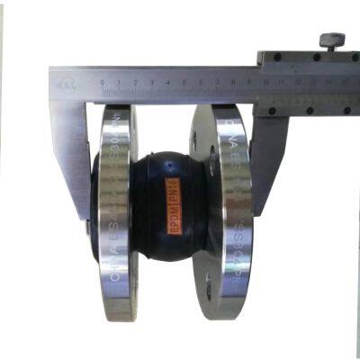 Rubber Joint Epdm Rubber Joint High Quality Flange Type Bellows Flexible EPDM Single Sphere Rubber Expansion Joints photo-3