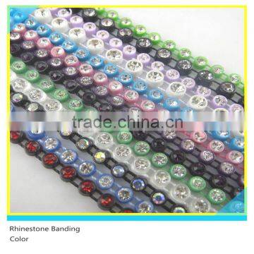 Rhinestone Band Sewing Plastic Ss10 3mm Crystal 1x180 Pcs 10 Yards