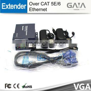 1000feet VGA Extender With Audio Over CAT 5E/6 Ethernet