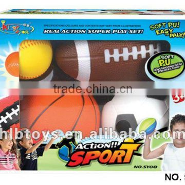 pu stress ball 4pcs, kings sport toys