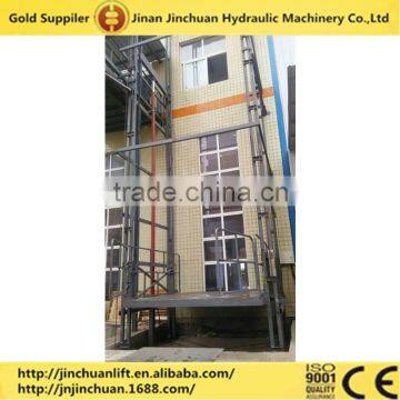 5 Tons High Quality Hydraulic Stationary Guide Rail Lift Platform SJG5T-8