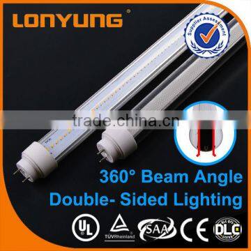 T10 double-side CE ROHS 4FT 1.2M Tube8 T8 18w 20w 96 led light tube School Zoo