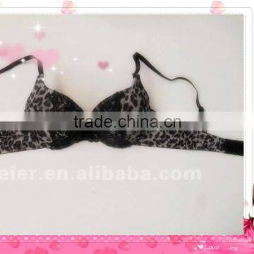 Fashion Leopard Printed Bras Extreme Push Up Bras photo-3