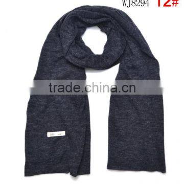 Fashion Trend All-match Autumn Winter Warm Soft Acrylic Baby Kids Boys Girls Solid Plain Scarf photo-5