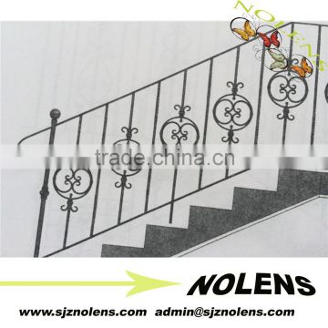 ornamental railing/wrought iron step railing/outdoor wrought iron railings