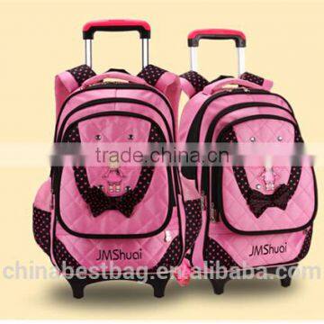 Most Popular Cute Cartoon Book Bag Wheels For Backpack