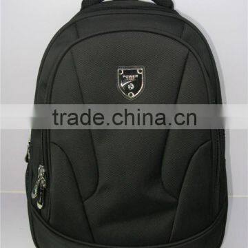 Black polyester mesh fabric for laptop backpack