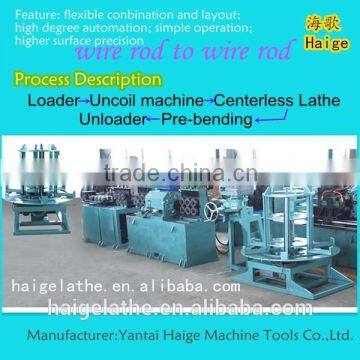 automatic production line wire rod to bar working procedure