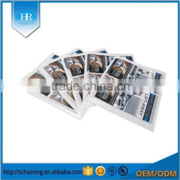 Custom design waterproof food packaging removable sticker