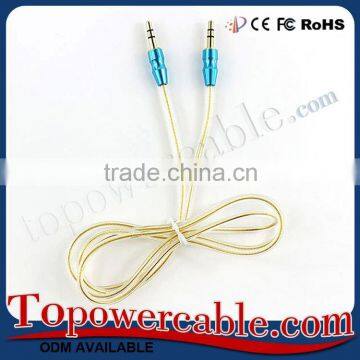 Gold Plated 3.5Mm Stereo Aux Cable Stereo Auxiliary Audio Cable Auxiliary Cable Headphone Jack photo-4