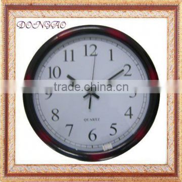 wooden quartz wall clock