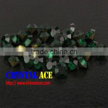 China round Point back rhinestone, foiled back mc Chatons, mc stones for Jewellery