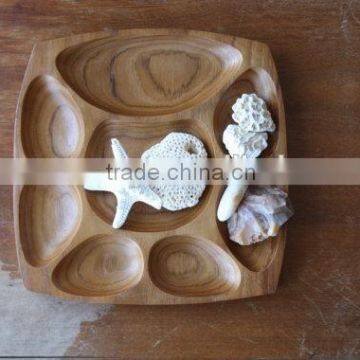 High Quality Christmas Fruit Tray/Wood Serving Tray