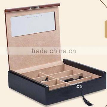 Luxury Big Mirror Wooden Glasses BoX Manufacturer,Wooden Packing Box photo-3