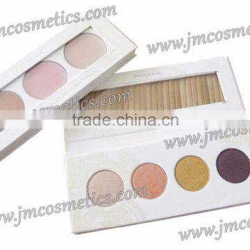 Maquillaje wholesale cosmetics dry eyeshadow palette base color organic