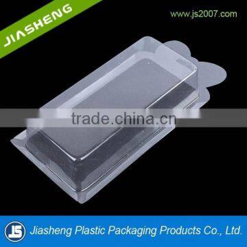 New design custom packing clear plastic clamshell packaging for cell phone