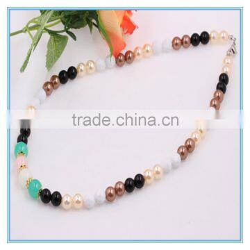 Wholesale Fashion Latest Bridal Costume Chain Jewellry Beads Pearl Necklace Designs Jewelry